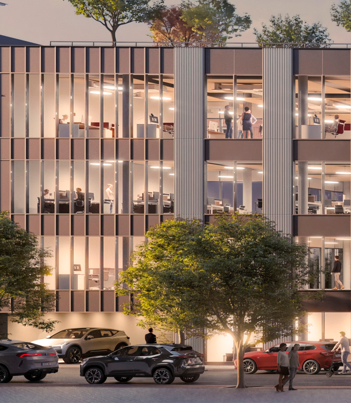 202 private parking spaces